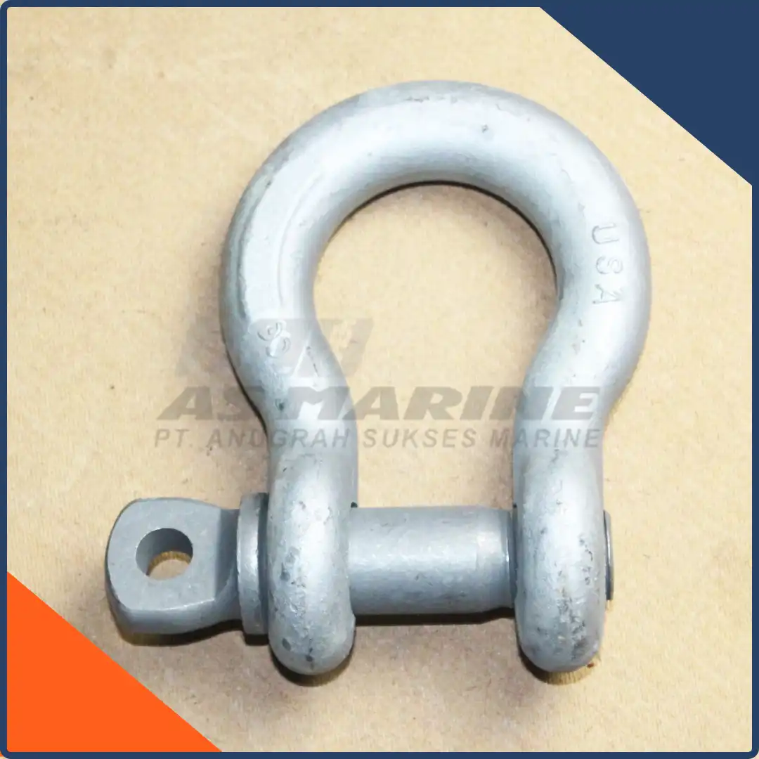 Bow Shackle / Segel Omega Crosby G209A Alloy Screw PIN 1-1/4 Inch 18 Ton